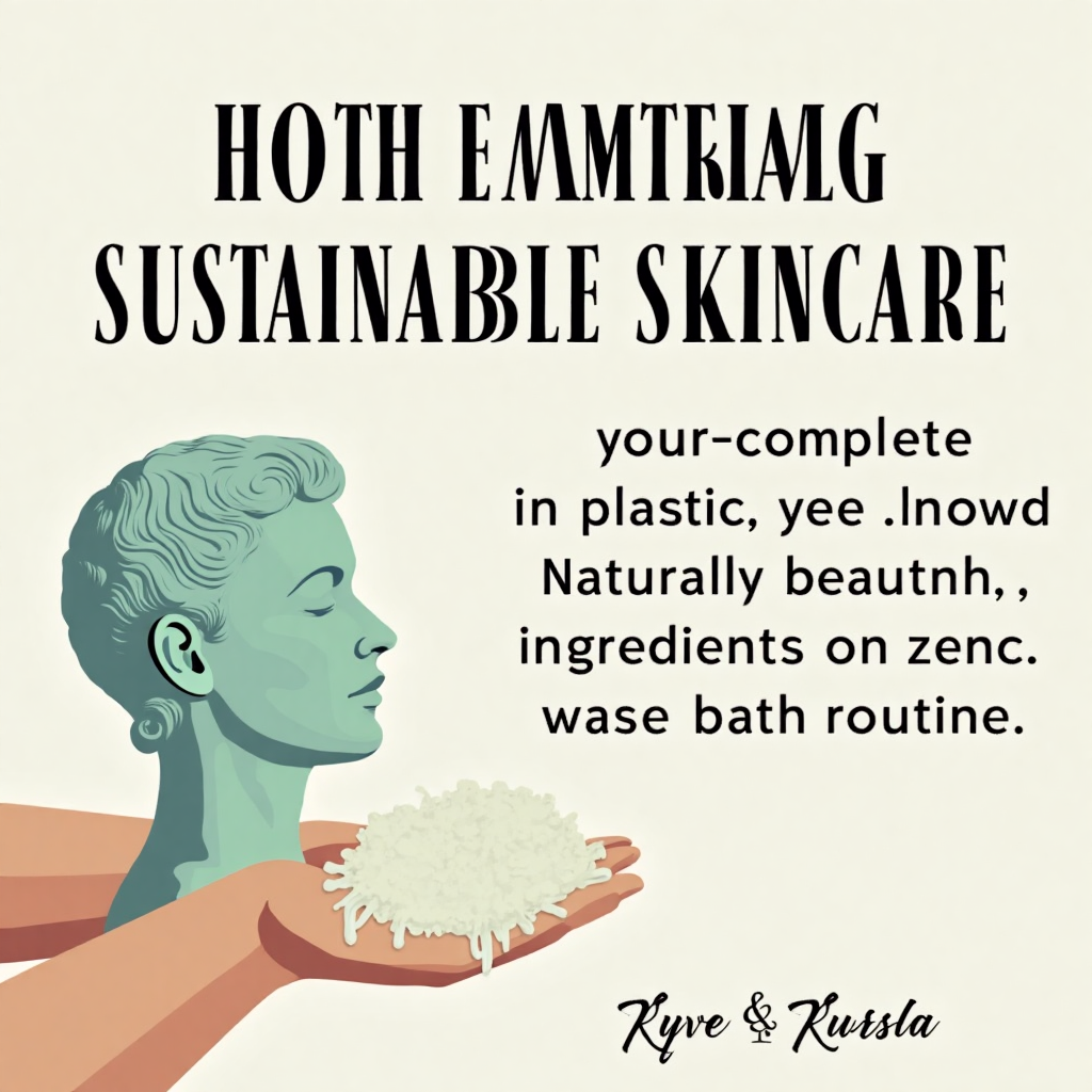 Embracing Sustainable Skincare: Your Complete Guide to Plastic-Free Beauty, Natural Ingredients, and a Zero Waste Bath Routine